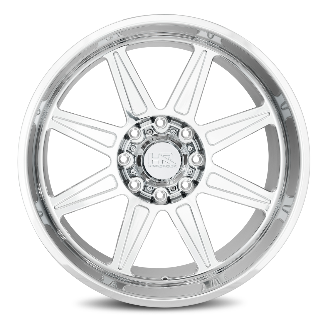 24x12 Hardrock Offroad H906 H906 Polished Wheel 6x5.5 Bolt Pattern -51mm Offset