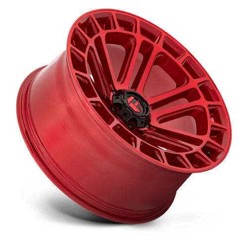 22x10 fuel off-road d719 heater candy red machined wheel 6x5.5 bolt pattern 13mm offset