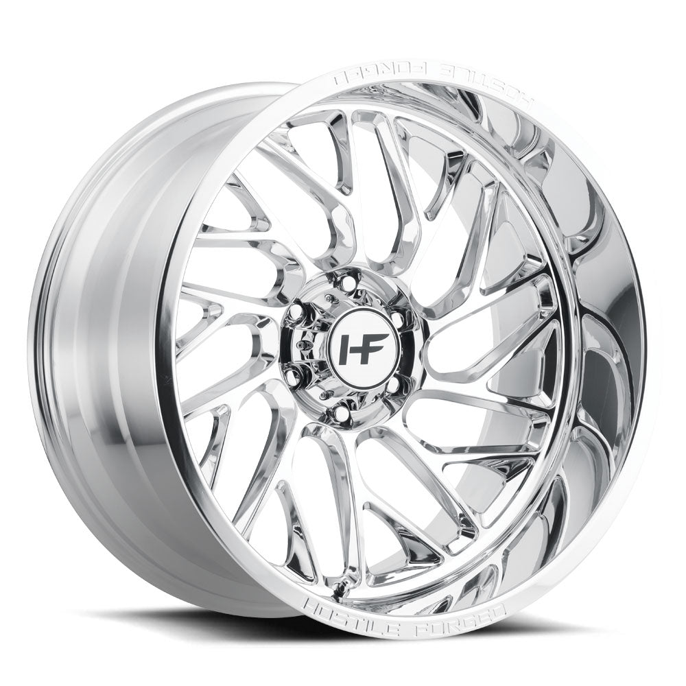 22x12 hostile wheels hf02 super beast polished wheel 6x5.5 bolt pattern 19mm offset
