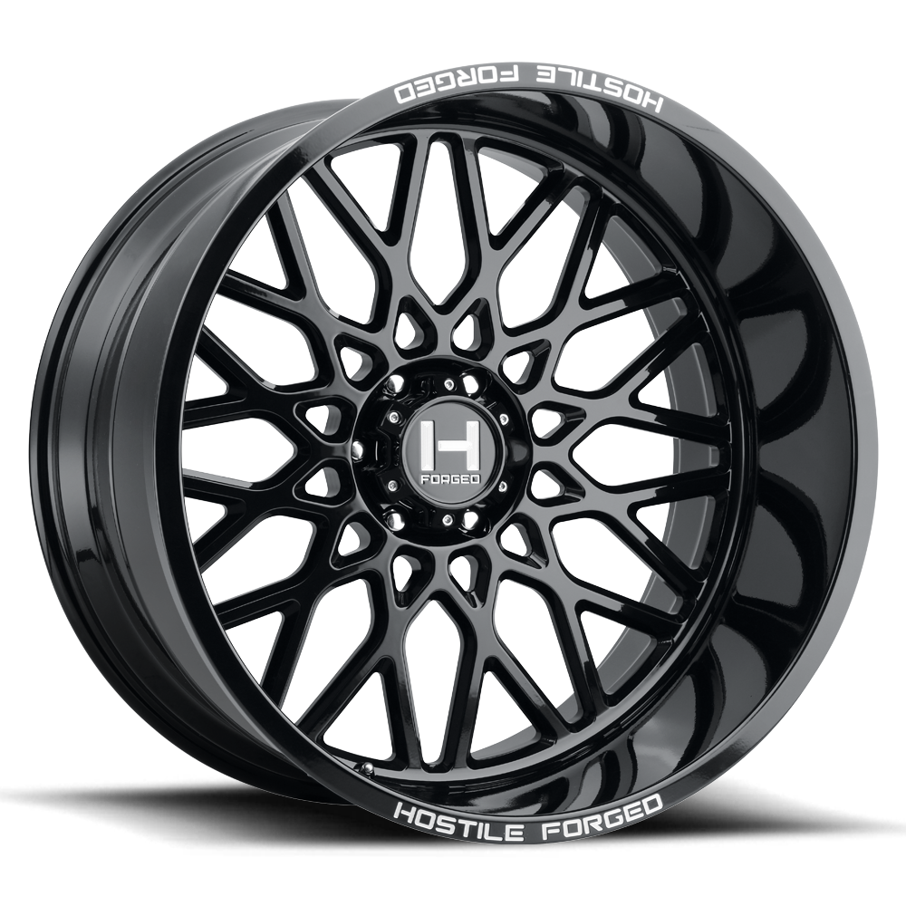 22x12 hostile wheels hf08 savage gloss black wheel 6x5.5 bolt pattern 44mm offset