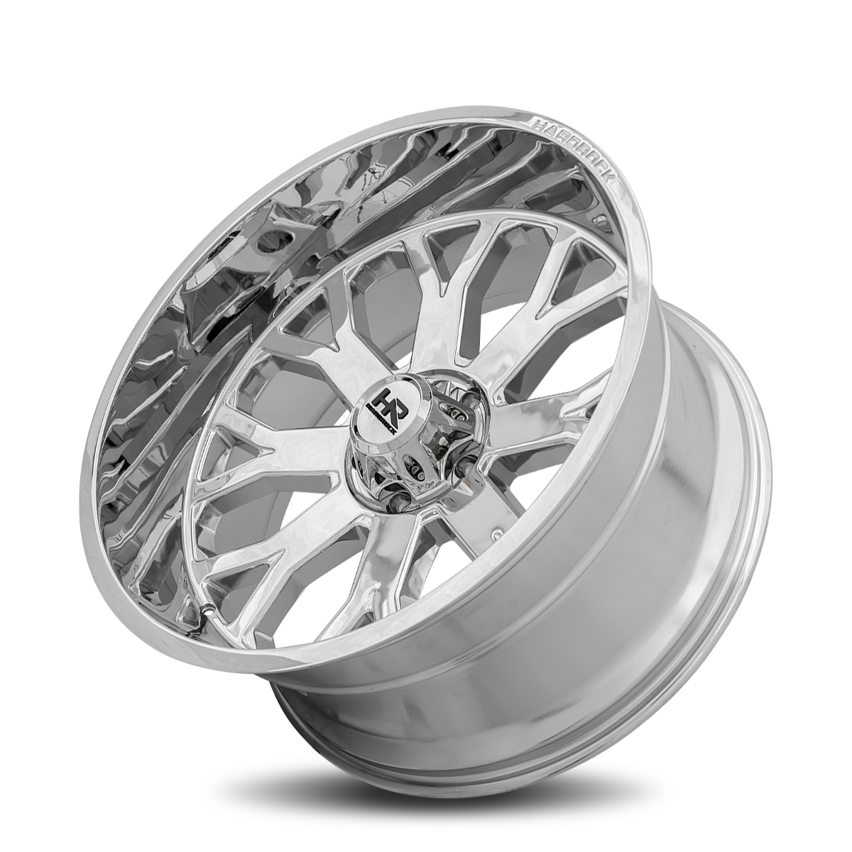 22x12 Hardrock Offroad H504 Slammer XPosed Chrome Wheel 6x5.5 Bolt Pattern -44mm Offset