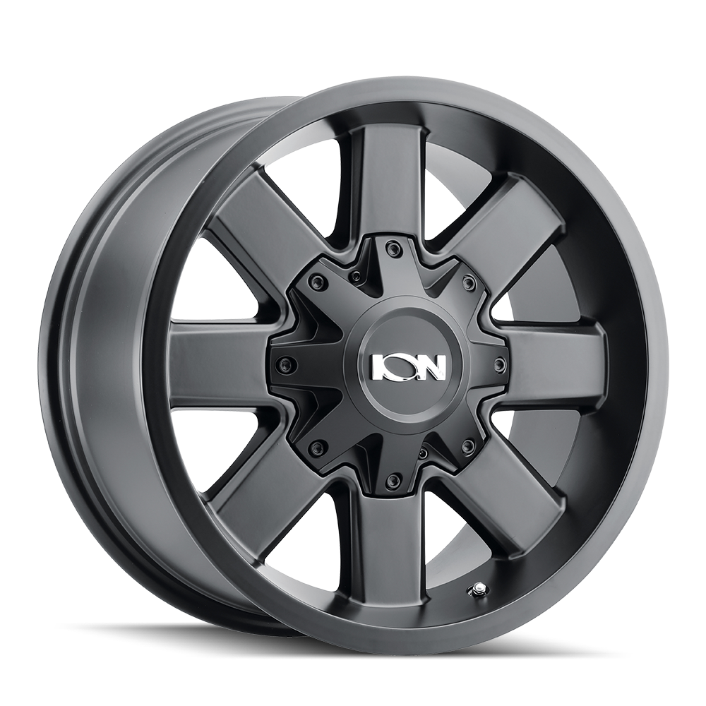 20x9 ion alloy 141 satin black wheel 6x5.5 bolt pattern 15mm offset