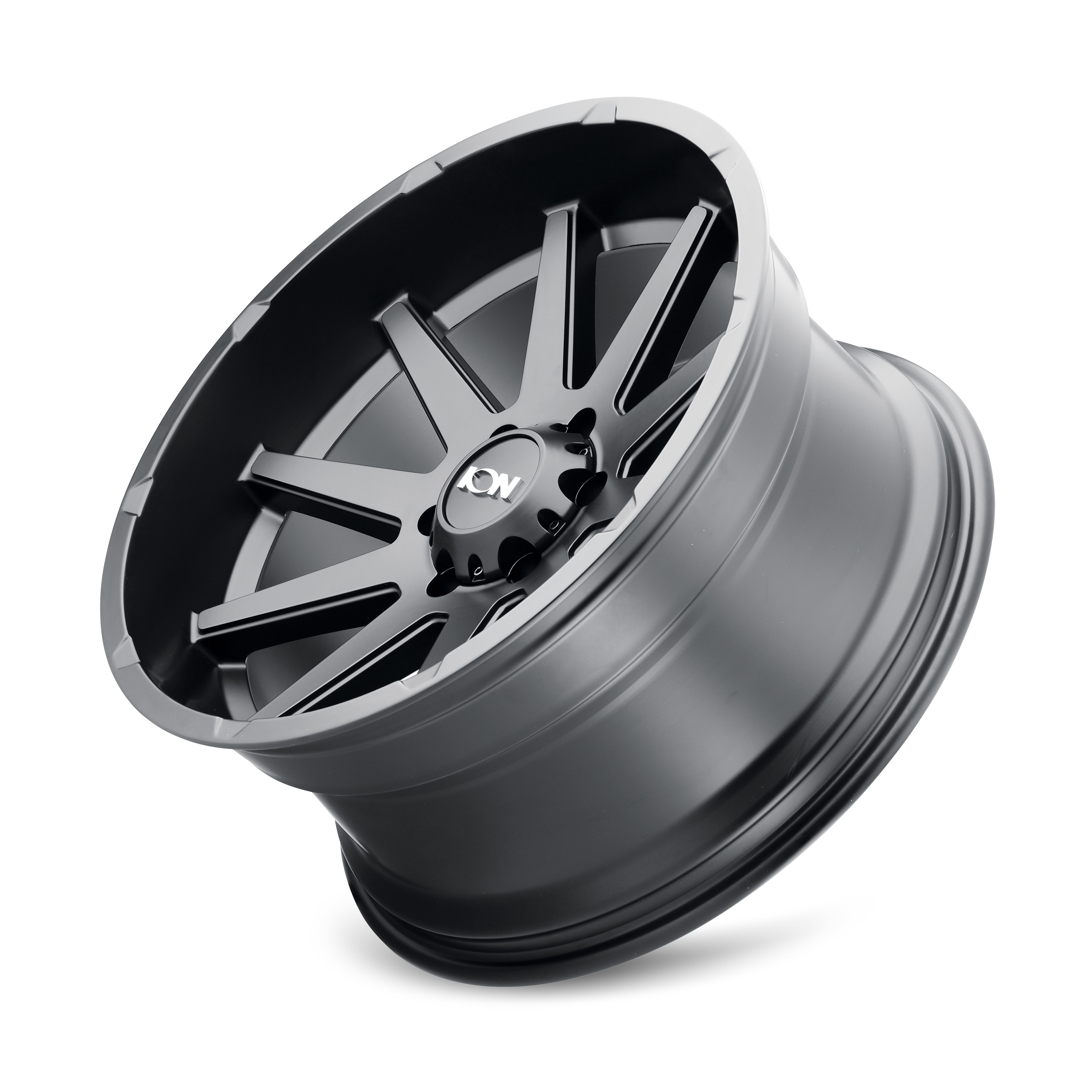17x9 ion alloy 143 matte black wheel 6x5.5 bolt pattern 18mm offset