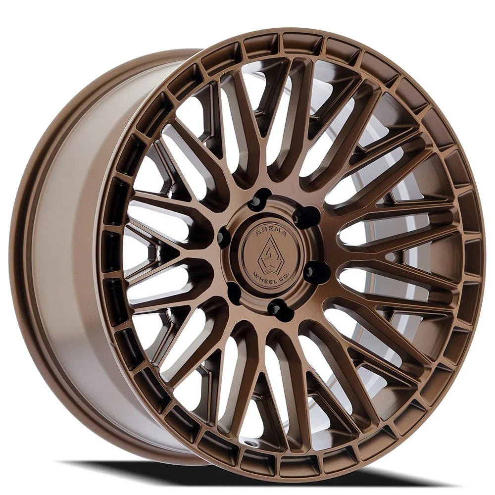 22x10 Arena Wheel A118 Karma Smoked Bronze Tint Clear Wheel 6x5.5 Bolt Pattern -18mm Offset