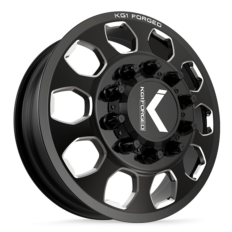 26x8.25 KG1 KD003 Sarge Black Milled Wheel 10x285 - Front/Inner