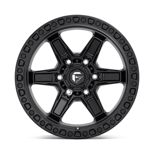 17x9 fuel off-road d697 kicker matte black wheel 6x5.5 bolt pattern 1mm offset