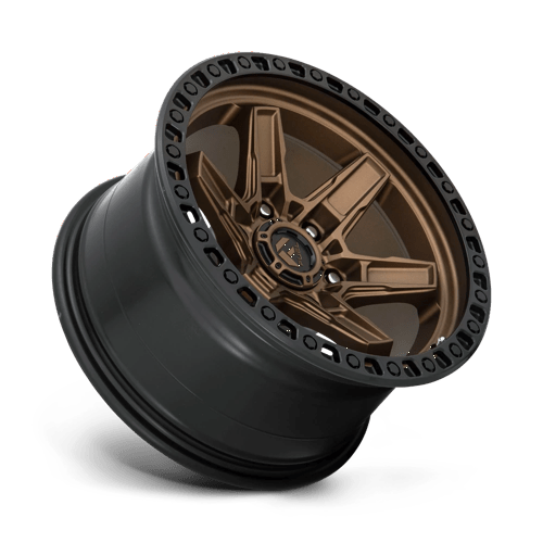 17x9 fuel off-road d699 kicker matte bronze black bead ring wheel 6x5.5 bolt pattern 1mm offset
