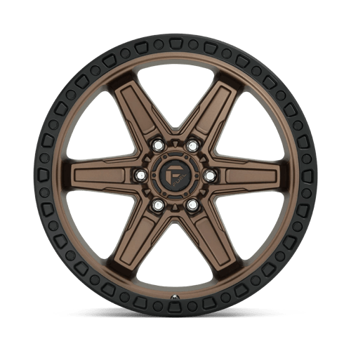 20x9 fuel off-road d699 kicker matte bronze black bead ring wheel 6x5.5 bolt pattern 1mm offset