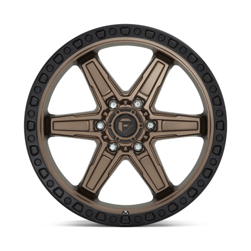 20x9 fuel off-road d699 kicker matte bronze black bead ring wheel 6x5.5 bolt pattern 20mm offset