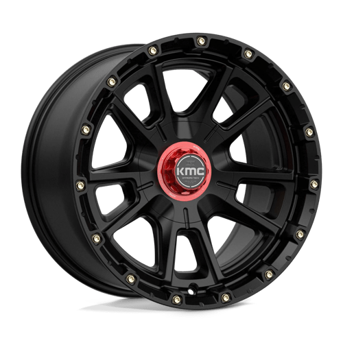 17x9 kmc km100 sync satin black wheel 6x5.5 bolt pattern 0mm offset