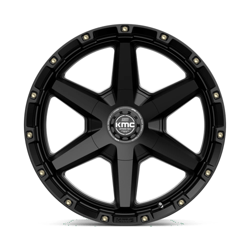 20x9 kmc km101 tempo satin black wheel 6x5.5 bolt pattern 0mm offset