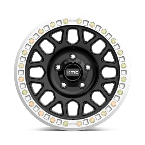 20x9 kmc km234 grenade desert satin black beadlock wheel 6x5.5 bolt pattern 12mm offset