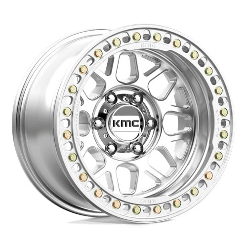 17x9 kmc km235 grenade crawl machined beadlock wheel 6x5.5 bolt pattern 38mm offset