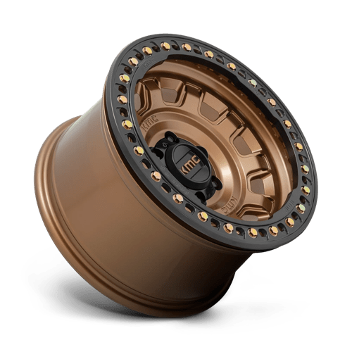 17x9 kmc km236 tank matte bronze beadlock wheel 6x5.5 bolt pattern 38mm offset