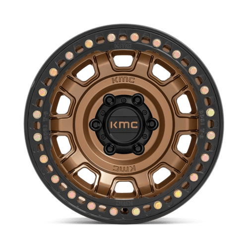 17x9 kmc km236 tank matte bronze beadlock wheel 6x5.5 bolt pattern 38mm offset