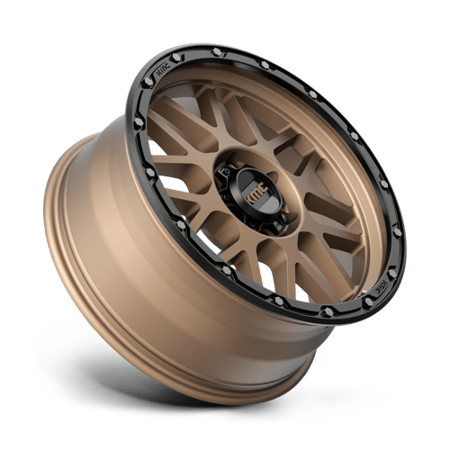20x9 kmc km535 grenade off-road matte bronze w m black lip wheel 6x5.5 bolt pattern 18mm offset