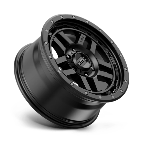 18x8 5 kmc km540 recon satin black wheel 6x5.5 bolt pattern 18mm offset