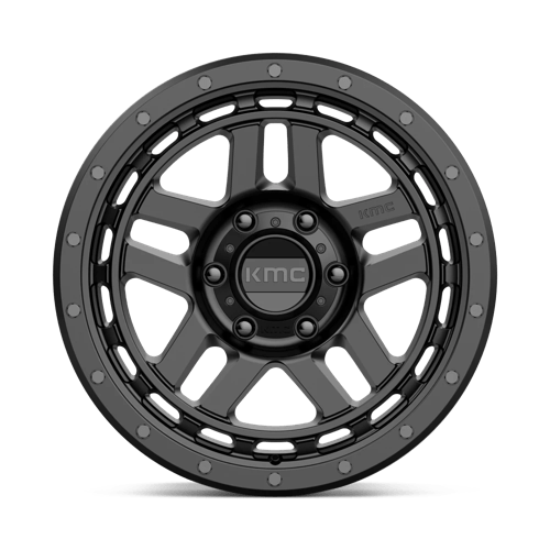 18x8 5 kmc km540 recon satin black wheel 6x5.5 bolt pattern 18mm offset
