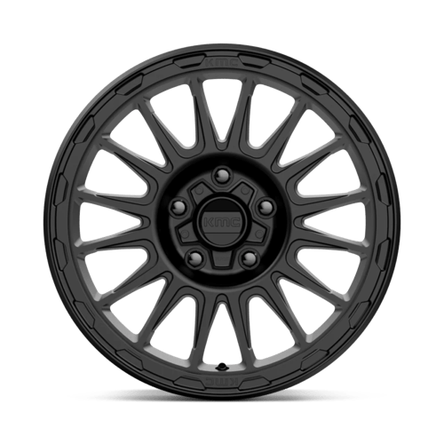 17x8 kmc km542 impact satin black wheel 6x5.5 bolt pattern 35mm offset