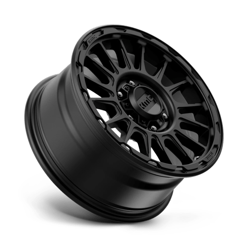 16x8 kmc km542 impact satin black wheel 6x5.5 bolt pattern 0mm offset