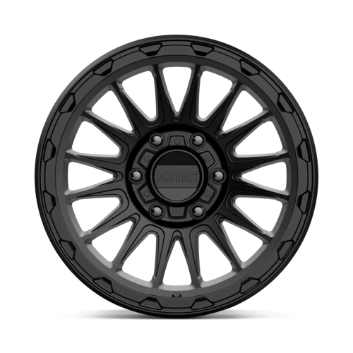 17x9 kmc km542 impact satin black wheel 6x5.5 bolt pattern 12mm offset