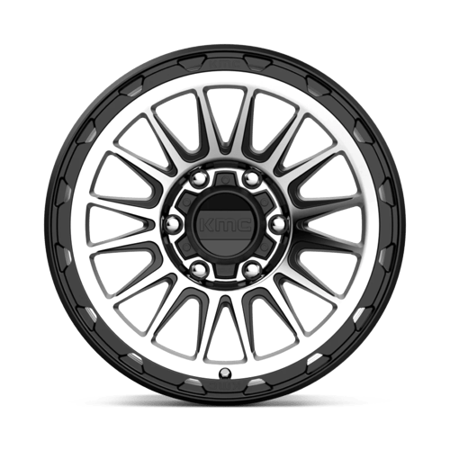 17x9 kmc km542 impact satin black machined wheel 6x5.5 bolt pattern 18mm offset