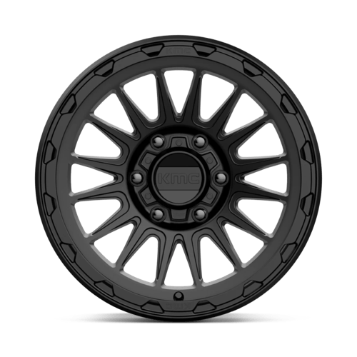 17x9 kmc km542 impact satin black wheel 6x5.5 bolt pattern 18mm offset
