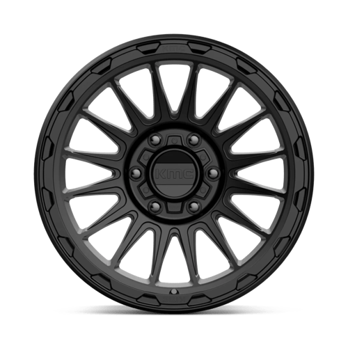 18x9 kmc km542 impact satin black wheel 6x5.5 bolt pattern 0mm offset