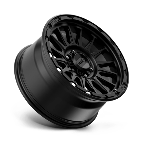 18x9 kmc km542 impact satin black wheel 6x5.5 bolt pattern 18mm offset