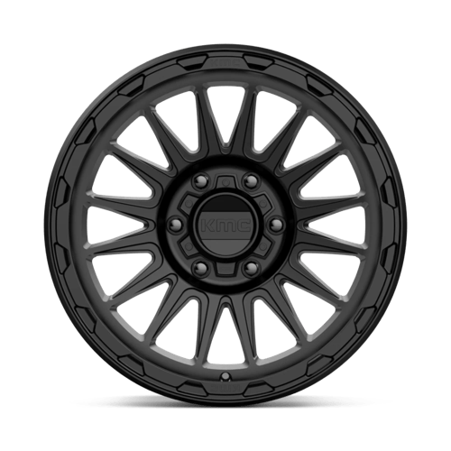 18x9 kmc km542 impact satin black wheel 6x5.5 bolt pattern 18mm offset