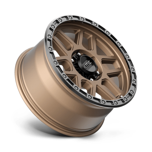 18x9 kmc km544 mesa matte bronze w black lip wheel 6x5.5 bolt pattern 18mm offset