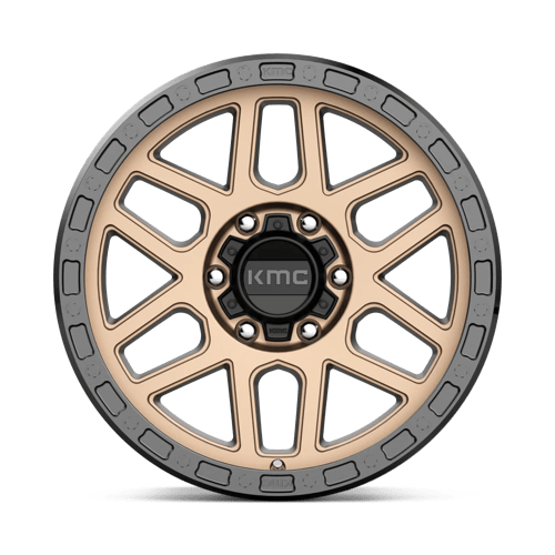 18x9 kmc km544 mesa matte bronze w black lip wheel 6x5.5 bolt pattern 18mm offset