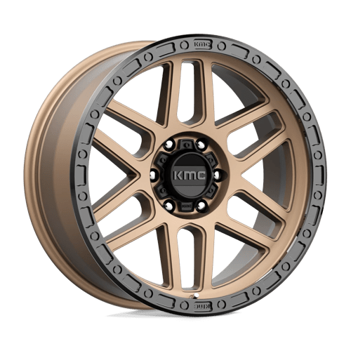 20x9 kmc km544 mesa matte bronze w black lip wheel 6x5.5 bolt pattern 0mm offset