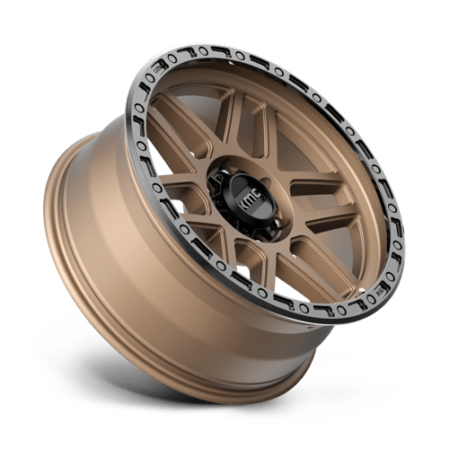 20x9 kmc km544 mesa matte bronze w black lip wheel 6x5.5 bolt pattern 0mm offset