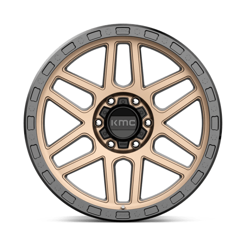 20x9 kmc km544 mesa matte bronze w black lip wheel 6x5.5 bolt pattern 0mm offset