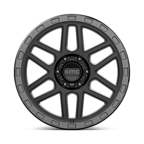 20x9 kmc km544 mesa satin black w gloss black lip wheel 6x5.5 bolt pattern 18mm offset