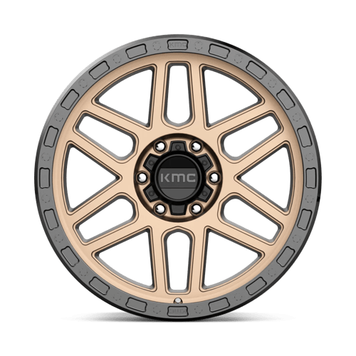 17x9 kmc km544 mesa matte bronze w black lip wheel 6x5.5 bolt pattern 12mm offset