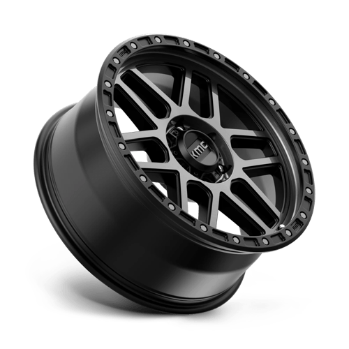 20x9 kmc km544 mesa satin black w gray tint wheel 6x5.5 bolt pattern 18mm offset