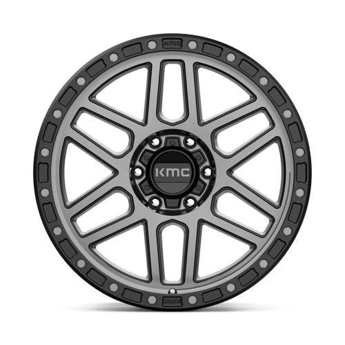 17x9 kmc km544 mesa satin black w gray tint wheel 6x5.5 bolt pattern 18mm offset
