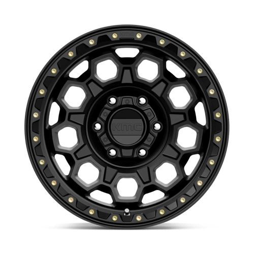 17x9 kmc km545 trek satin black wheel 6x5.5 bolt pattern 0mm offset