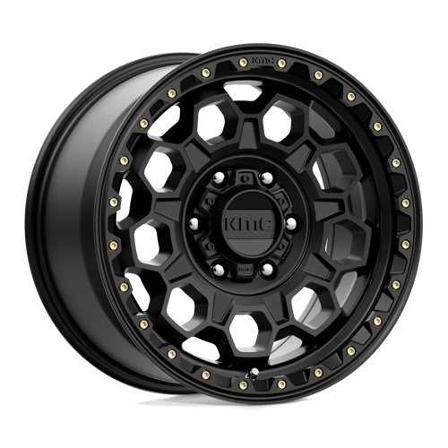 17x9 kmc km545 trek satin black wheel 6x5.5 bolt pattern 18mm offset
