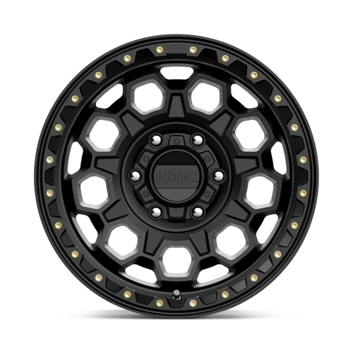 17x9 kmc km545 trek satin black wheel 6x5.5 bolt pattern 18mm offset