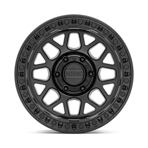 18x8 5 kmc km549 grs satin black wheel 6x5.5 bolt pattern 0mm offset