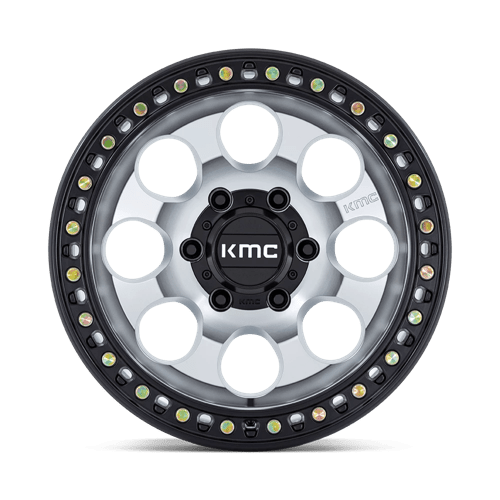 17x9 kmc km550 riot sbl machined w satin black lip wheel 6x5.5 bolt pattern 12mm offset