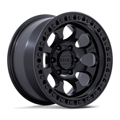 18x9 kmc km550 riot sbl satin black wheel 6x5.5 bolt pattern 18mm offset