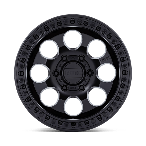 18x9 kmc km550 riot sbl satin black wheel 6x5.5 bolt pattern 18mm offset