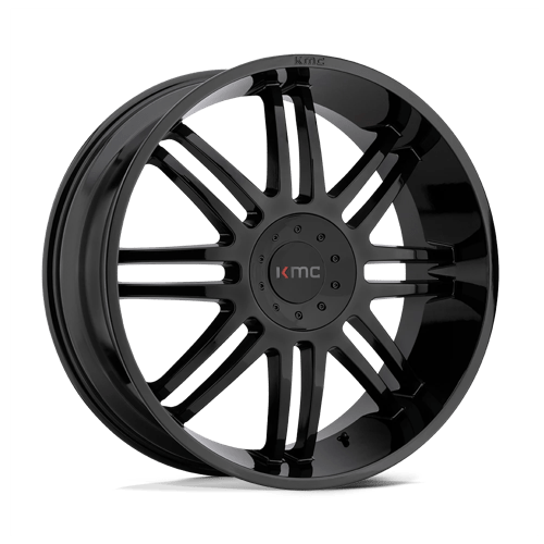 22x9 5 kmc km714 regulator gloss black wheel 6x5.5 bolt pattern 30mm offset