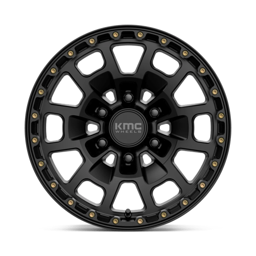 17x8 5 kmc km718 summit satin black wheel 6x5.5 bolt pattern 18mm offset