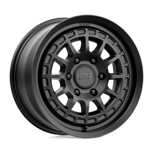 17x8 kmc km719 canyon satin black wheel 6x5.5 bolt pattern 35mm offset
