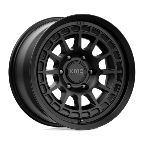 17x8 5 kmc km719 canyon satin black wheel 6x5.5 bolt pattern 0mm offset